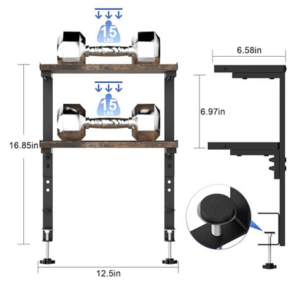2-Tier Desk Shelf - color: Wood