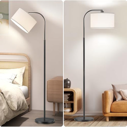 Black Floor Lamp, Arc Floor Lamps for Living Room - color: Black