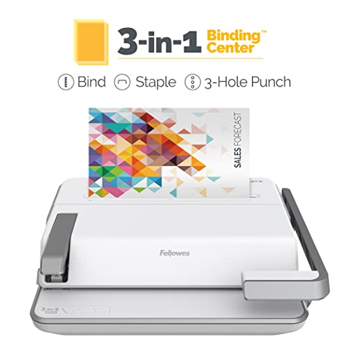 Fellowes Patented Lyra 3-in-1 Binding Center 5603001