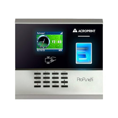 Acroprint ProPunch Time Clock System for Employees – Biometric Fingerprint Time Clock for Small Business, No Monthly Fees, Advanced Time Card Machine with Employee Time Tracker