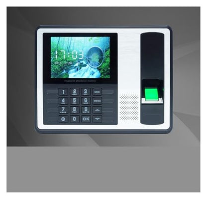 Fingerprint Time Clocks for Employees Small Business Attendance Machine PLUS4 Inch Large Screen USB Flash Drive Report Punch Card Machine for Offices, Factories, Hotels, Schools and More(A7) - size: A7