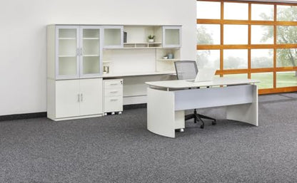 Safco Mayline MNFFTSS Medina Freestanding Mobile File Pedestal FF, Textured Sea Salt Laminate - color: Textured Sea Salt, style: 2 Drawers