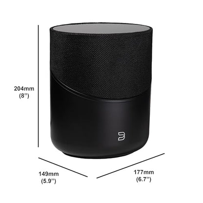 Bluesound Pulse M Omni-Hybrid Wireless Music Streaming Speaker with Bluetooth - Black - Compatible with Alexa and Siri - color: Black