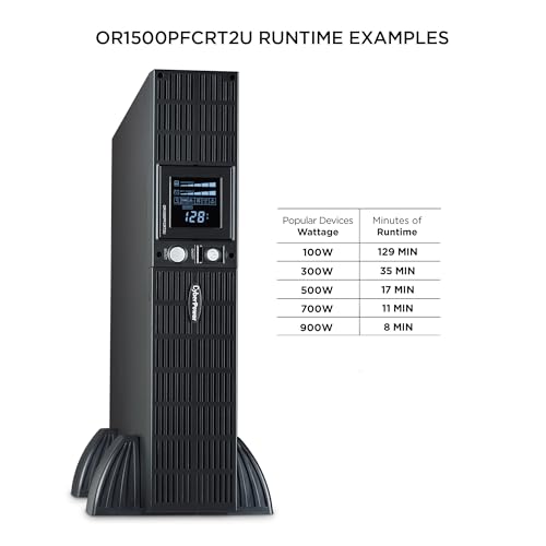 CyberPower OR1500PFCRT2U PFC Sinewave Battery Backup and Surge Protector - style: 1500VA