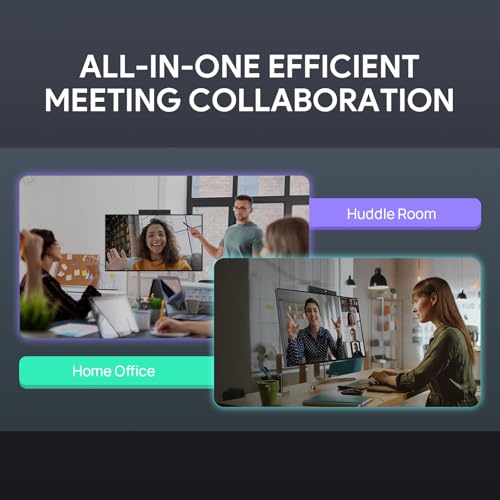 Yealink MeetingBar A10 Conference Room Camera and Microphone Android System | Teams Certified,4K Webcam,120 Angle,AI Auto Framing,Speaker Tracking,Noise Cancellation,8-Mic Array,Zoom Rooms,TV Video Bar - style: NO.2 A10-010 (with system)