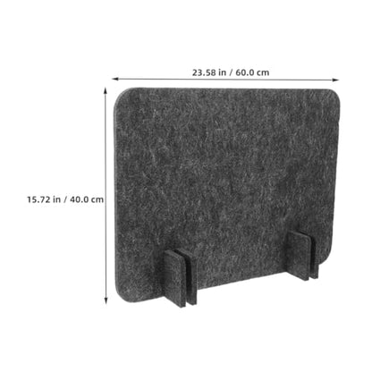 Acoustic Desk Privacy Panel Soundproof Divider Screen for Students Easy No Drill Installation Noise Absorbing Felt Elegant Design for Office Classroom Use