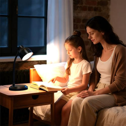 LED Desk Lamp with 96 LEDs,High lumens Table lamp - color: Black