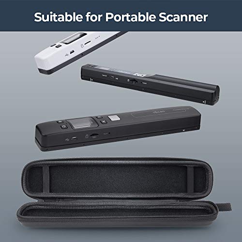 MUNBYN Portable Scanner, Photo Scanner for A4 Documents Pictures Pages Texts in 900 Dpi and 10.5“ x 1.6” x 1.2“ Hard Travel Case for Iscan