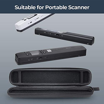 MUNBYN Portable Scanner, Photo Scanner for A4 Documents Pictures Pages Texts in 900 Dpi and 10.5“ x 1.6” x 1.2“ Hard Travel Case for Iscan