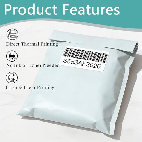 9800 Pcs 3"x2" Direct Thermal Labels, 14 Rolls, 700 Labels/Roll | Barcode Labels for Business, Shipping and Address Mailing, Compatible with Zebra, Rollo, Munbyn & Most Thermal Printers - size: 3"x2"--9800