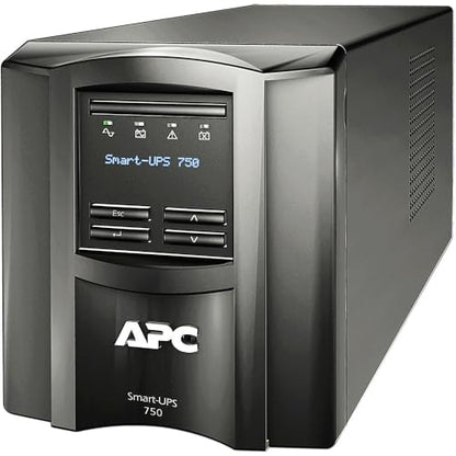 APC Smart-UPS, SMT750C Tower Back-UPS, 750 VA Backup Battery Power Supply, 6 x NEMA 5-15R, SmartConnect Port, SmartSlot, AVR, LCD Bundled with 16GB USB Storage