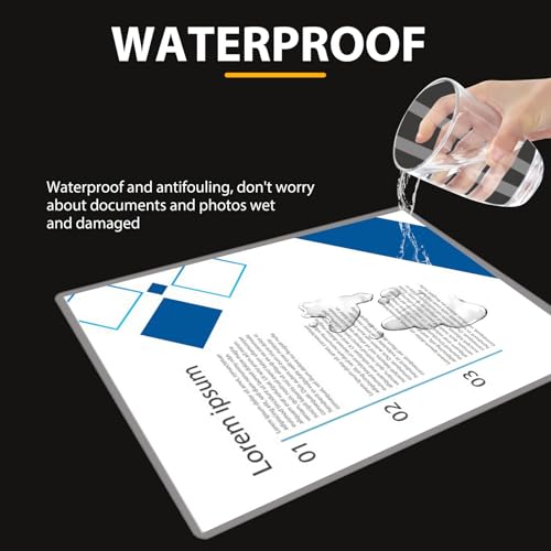FURWEY Laminating Sheets,500 Pack,3 mil,9x11.5,Thermal Pouches | Holds 8.5x11 Sheets, Clear Letter Size, 9 x 11.5 Inches, Thermal Laminating Pouches, Office & School Supplies - size: 500PACK-3Mil (9 x11.5Inches)