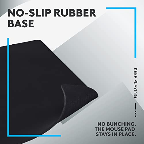Logitech G840 XL Cloth Gaming Mouse Pad (900x400x3) - Black - size: XL, style: Cloth