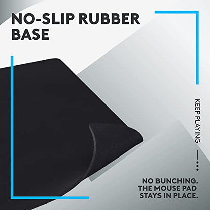 Logitech G840 XL Cloth Gaming Mouse Pad (900x400x3) - Black - size: XL, style: Cloth