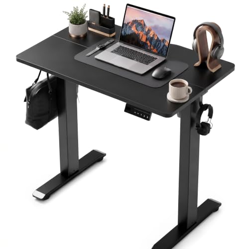 Claiks Electric Standing Desk, 32x19 Inch, Black - color: Black, size: 32 Inch