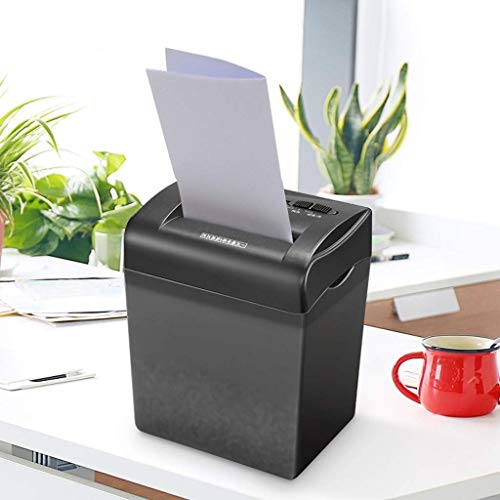 Shredder-Compact Desktop-High-Security 4-Sheet Micro-Cut Paper Credit Card Shredder Black