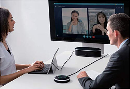 Yamaha YVC1000MS Speakerphone and Bluetooth Conference Phone Microsoft Teams Business Certified Communications System