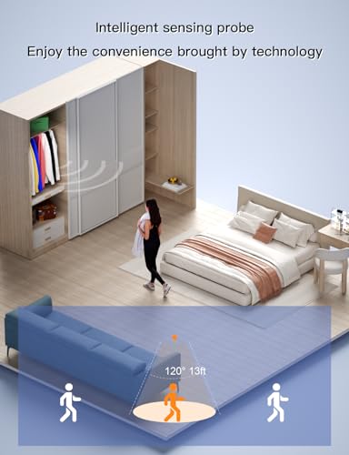 Under Cabinet Lighting（2 Pack）,Long Endurance Rechargeable Battery 88 LED 3 Color Lights, Motion Sensor Light Indoor, Dimmable Night Light, Closet Lights for Kitchen Wireless,Stick-On Cabinet Lights. - size: 14.5inch-88LED