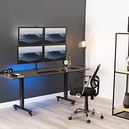 VIVO Quad 13 to 30 inch LCD Monitor Desk Mount | Adjustable 4 Screen Stand - size: Quad Mount