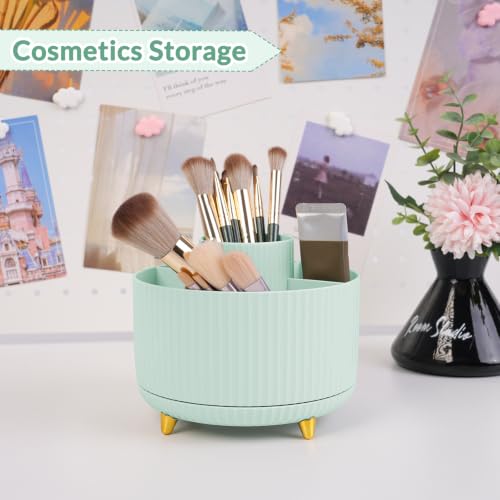 SKYDUE 360 Degree Rotating Pencil Pen Holder, Sage Green - color: Sage Green_1Pack