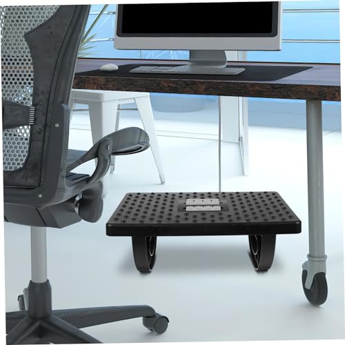 Tofficu Ergonomic Non-Skid Foot Rest for Office Home Rocking Footstool Under Desk Lightweight Material Comfortable Foot Support for Daily Use