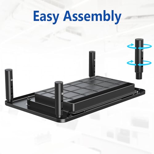 Zimilar 2 Pack Monitor Stand Riser with Drawer, 3 Height Adjustable