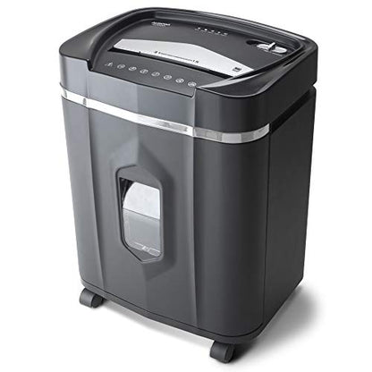 Aurora AU1640XA Anti-Jam 16 Sheet Crosscut Paper/CD and Credit Card/ 5 Gal Pullout Basket Shredder, 30 Minutes Continuous Run Time and Aurora SL16 Professional Grade Synthetic Shredder Oil, 16 Oz Flip-Top Leak Proof Bottle