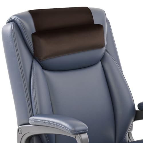 WdFour Velvet Neck & Head Pillow for Recliner Chair, Small Ergonomic Cervical Support Pillow for Home, Office and Travel, Non-Slip Cushion for Tension Relief & Shoulder Comfort (Chocolate) - color: Chocolate