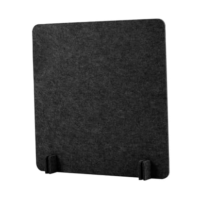 Acoustic Desk Divider Stand Up Privacy Partition Soundproof Felt Screen Lightweight Design Suitable for, Square Black - color: Square Black