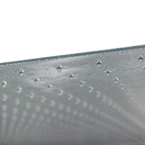 Ultimat FR1113423LR Polycarb Lip Chair Mat Low/Med Pile Carpets 48X53 - size: 48" x 53"