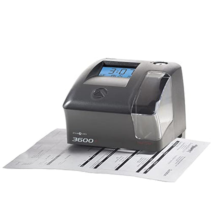 Pyramid Time Systems - 3600SSK1 Time Clock and Document Stamp - size: 5.8 x 6.8 Inch, style: Modern