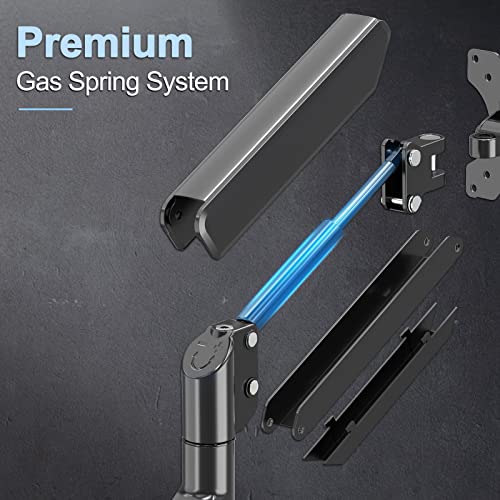 Single Monitor Mount Arm Fits up to 32 Inch, Desk Mount Holds 4.4-19.8lbs Computer Screen, Full Motion Monitor Desk Mount, VESA Mount 75x75, 100x100 - style: Single Desk Mount