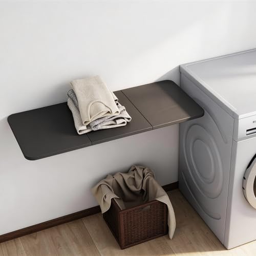 Neoaider Wall Mounted Folding Desk 35.4” x 15.7”, Black - color: Black, size: 35.4" x 15.7"