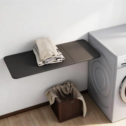 Neoaider Wall Mounted Folding Desk 35.4” x 15.7”, Black - color: Black, size: 35.4" x 15.7"