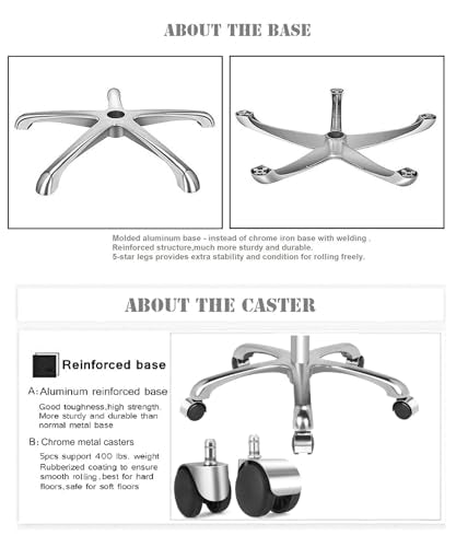 Kaleurrier Saddle Stool with Back Support: Rolling Saddle Chair with Wheels - color: White, size: With Back