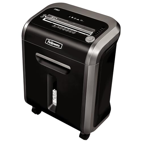 Fellowes ‎Powershred 79Ci 16-Sheet 100% Jam-Proof Heavy Duty Crosscut Paper Shredder Machine for Office and Home, Black/Dark Silver 3227919 - style: 16 Sheet