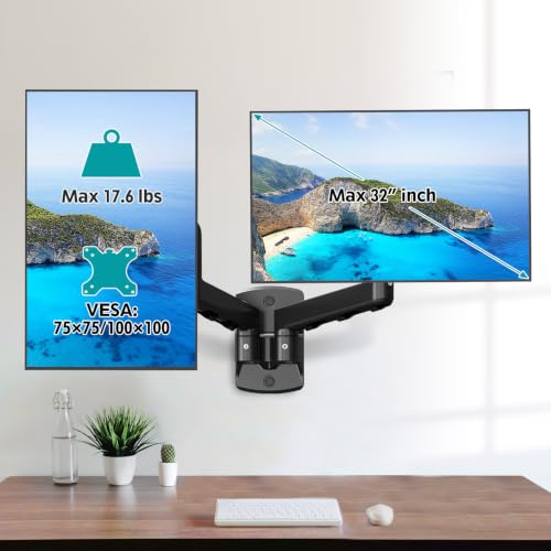 Dual Monitor Wall Mount for 13-32" Computer Screens - style: Dual Wall Mount