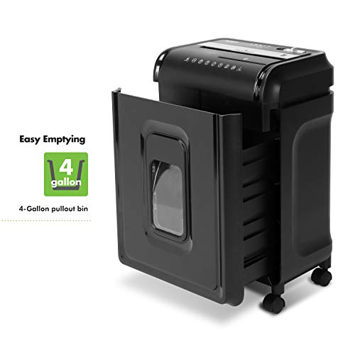 Aurora AU1260XA Anti-Jam 12-Sheet Crosscut Paper and CD/Credit Card Shredder - style: 12-Sheet Crosscut Black