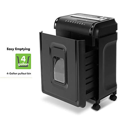 Aurora AU1260XA Anti-Jam 12-Sheet Crosscut Paper and CD/Credit Card Shredder - style: 12-Sheet Crosscut Black