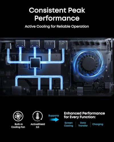 Anker Prime Docking Station (DL7400), 14-in-1 Triple Display, DisplayLink