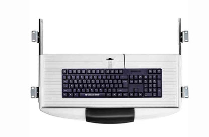 GUNEL Keyboard Stand, Sliding Computer Desk Extension with Retractable to Slide Under Desk, Computer Tray Drawer with Mouse Tray (Color : B) - color: B