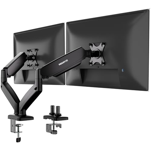Mount-It! Dual Monitor Desk Mount, 13-32", 17.6 lbs Each