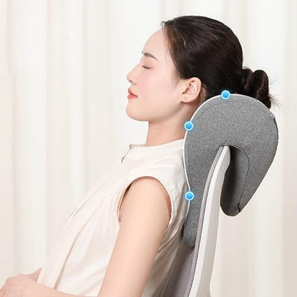 Headrest Cushion Attachment for Desk Computer Offices Chair Memory Foam Ergonomic Neck Pillow for Napping Sleep Neck Pillow