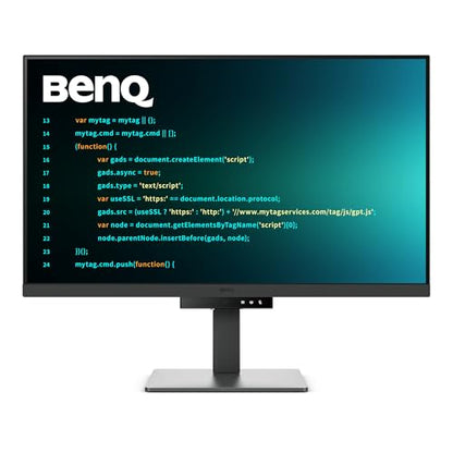 BenQ RD320U 32” 4K 3840x2160 Programming Monitor with 2000:1 Contrast Ratio, Nano Matte Panel, Backlight, 90W USB-C, Coding Modes, Night Hours Protection, Ergonomic Design, and Eye-Care Technology | Nano Matte Panel, Eye-Care, Coding Modes, MoonHalo Backl