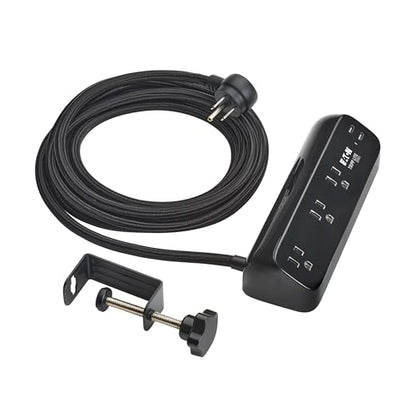 Eaton Tripp Lite TLP310U30CLAMPB Desk Clamp Surge Protector & 2 USB-C Ports