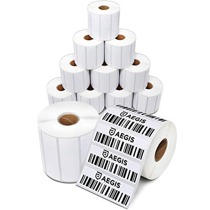 3" X 1" Direct Thermal Labels (15600 Count, 12 Rolls) - size: 3" X 1"