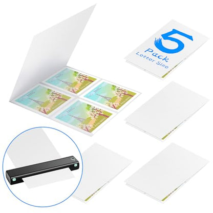 Laminator Carrier Sleeve Lamination Carrier Thermal Laminating Carriers Sheets Thermal Carrier Sheet for Laminator with All Brand Laminating Pouch (5, Letter Size) - size: Letter Size