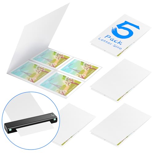 Laminator Carrier Sleeve Lamination Carrier Thermal Laminating Carriers Sheets Thermal Carrier Sheet for Laminator with All Brand Laminating Pouch (5, Letter Size) - size: Letter Size