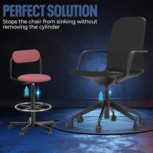 Fix A Sinking Office Chair - No Gas Lift Cylinder or Tools Required - Replacement Computer Office Chair Gas Lift Cylinder Alternative