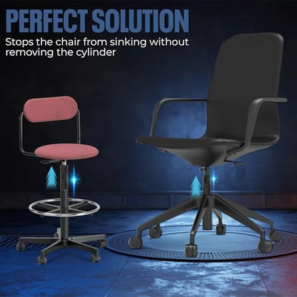 Fix A Sinking Office Chair - No Gas Lift Cylinder or Tools Required - Replacement Computer Office Chair Gas Lift Cylinder Alternative